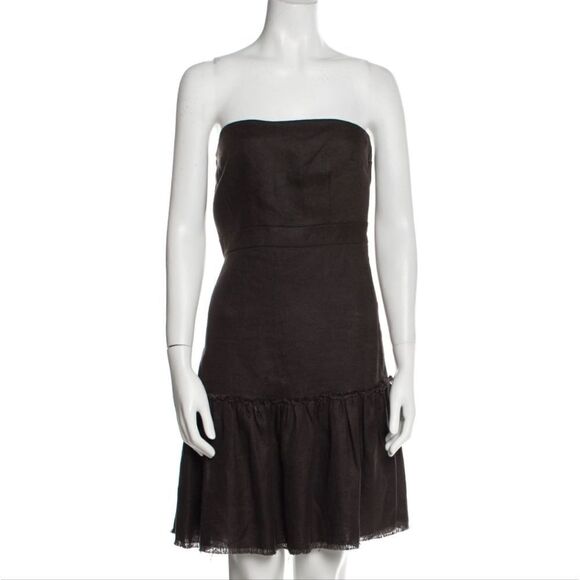 Cynthia Rowley Strapless Mini Dress in Black GORGEOUS - Picture 1 of 5